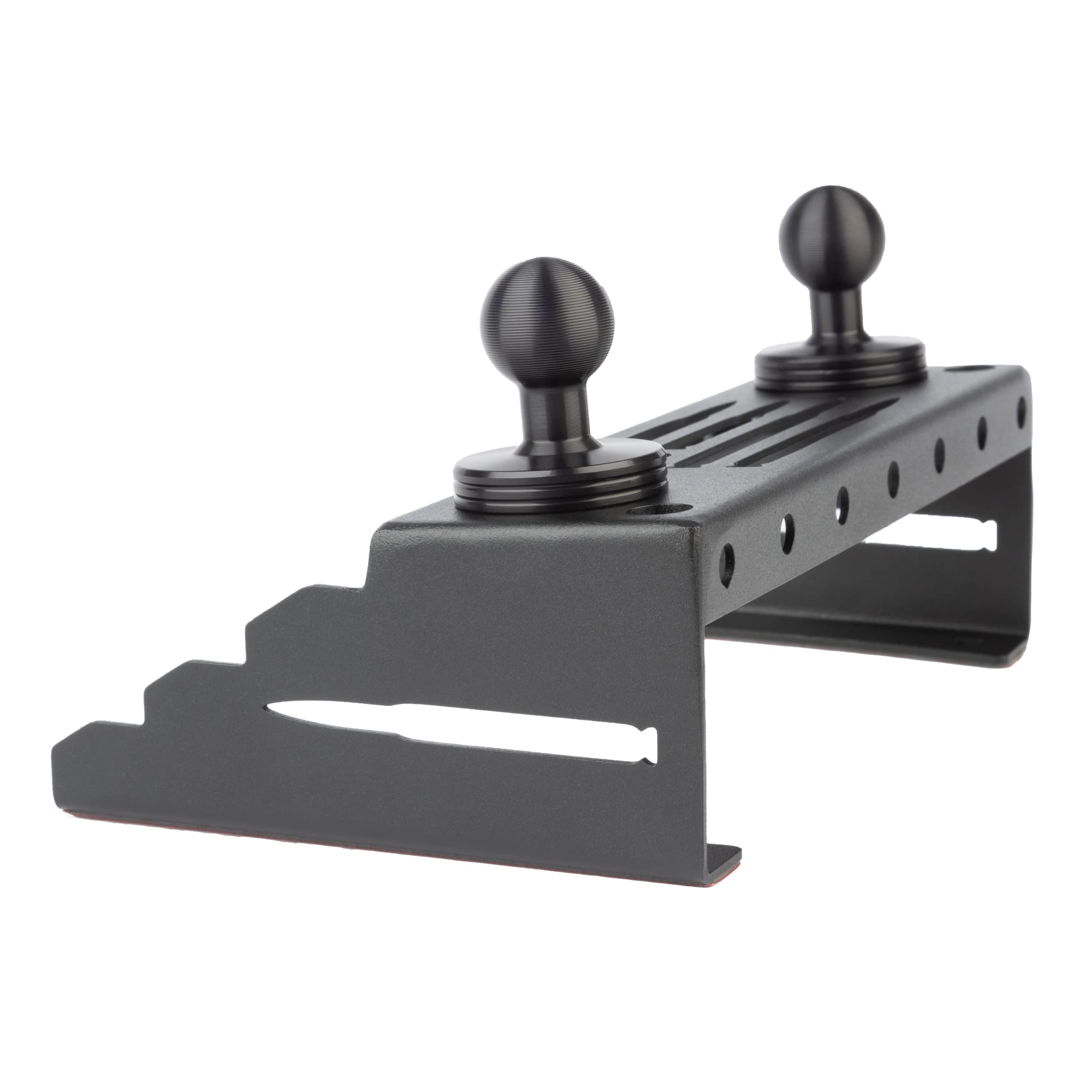 Bulletpoint Metal Dash Mount Phone Holder Compatible with 2015-2020 Ford F150 & 2017-2022 F250/F350 Super Duty - Dual 20mm Ball Dash F150 Phone Mount (Spring-Loaded) - Image 7