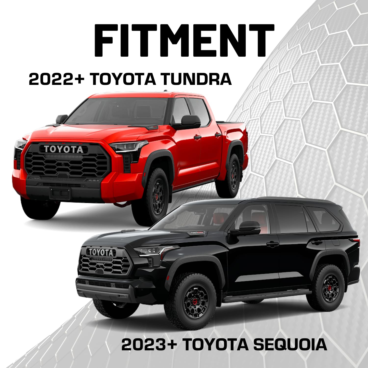 Bulletpoint RubiGrid Metal Dash Mount Phone Holder Compatible with 2022+ Toyota Tundra & 2023+ Toyota Sequoia (Spring-Loaded) - Image 3